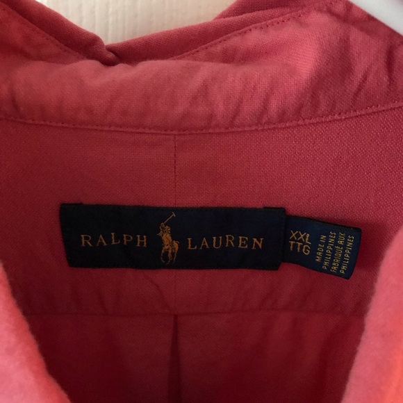 Coral Ralph Lauren Button Up - Picture 3 of 3